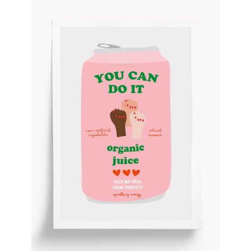 Affiche A5 You can do it Taxi Brousse