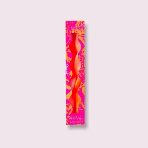 Bougies Dip Dye Curly – Miami Edition pink