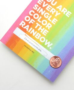 Carte à gratter Color of the rainbow