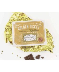 Carte à gratter personnalisable Golden Ticket