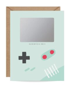Carte à gratter personnalisable Game Boy