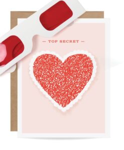 Carte Décodeur Top Secret Coeur