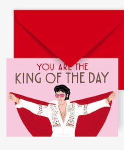 Carte King Of The Day Elvis Typealive