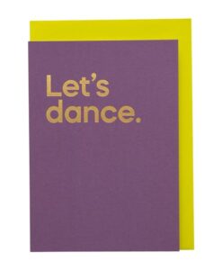 Carte Let’s dance – Say It With Songs
