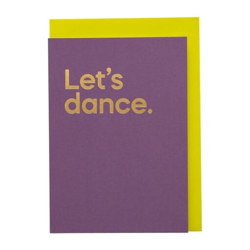Carte Let’s dance – Say It With Songs