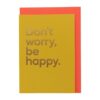 Carte Don’t worry, Be happy – Say It With Songs