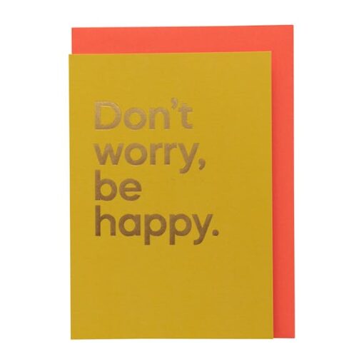 Carte Don’t worry, Be happy – Say It With Songs