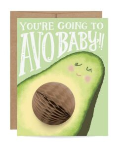 Carte naissance Pop Up Avocado Baby