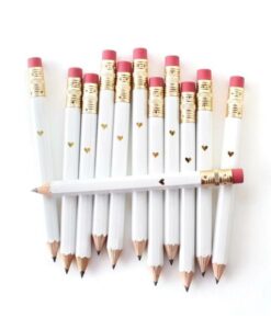 mini-crayons-a-papier-blanc-coeur-dore-pastelshop