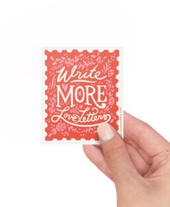Sticker Write more love letters