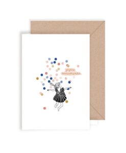 Carte anniversaire Confettis Fille My Lovely Thing