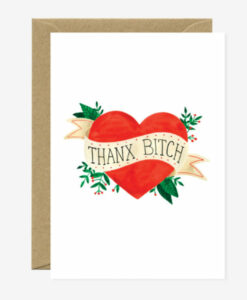 Carte Thanks Bitch All the Ways to Say