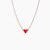 Collier Grant Rouge coquelicot Titlee