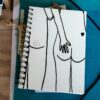 Carnet à spirales Naked Couple Back Helen B