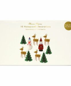 Décorations de Noël en papier Meri Meri – Set de 10