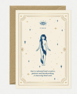 Carte anniversaire Astrologie Vierge