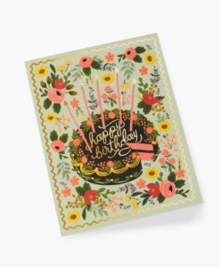 Carte anniversaire Floral Cake Rifle Paper