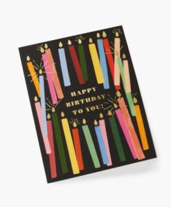 Carte anniversaire Candles Rifle Paper