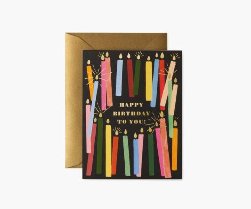 Carte anniversaire Candles Rifle Paper