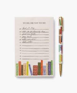 Stylo Book Club Rifle Paper Co mine rechargeable