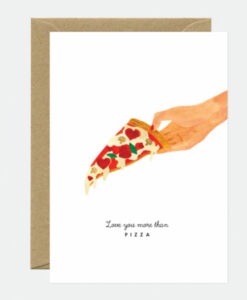 Carte Love you pizza All the Ways to Say