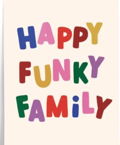 Affiche Happy Funky Family Taxi Brousse