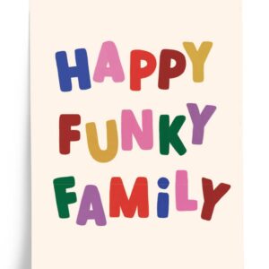 Affiche Happy Funky Family Taxi Brousse