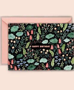 Carte anniversaire Nénuphars Luvter Paper