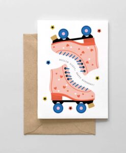 Carte anniversaire Roller Skate Spaghetti & Meatballs