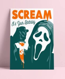 Carte anniversaire Scream Studio Inktvis