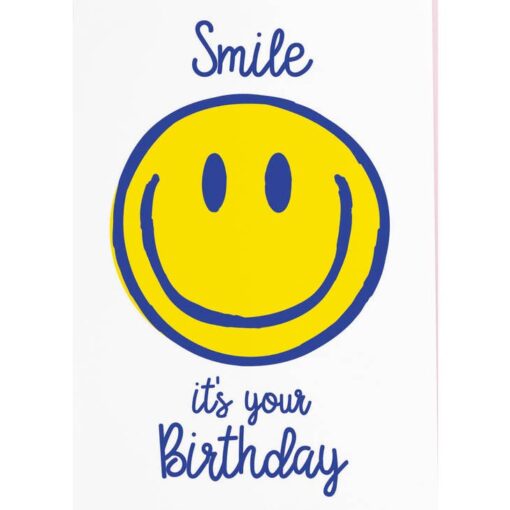 Carte anniversaire Emoji Smile Studio Inktvis