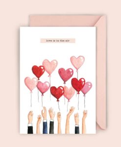 Carte Love Balloon Luvter Paper