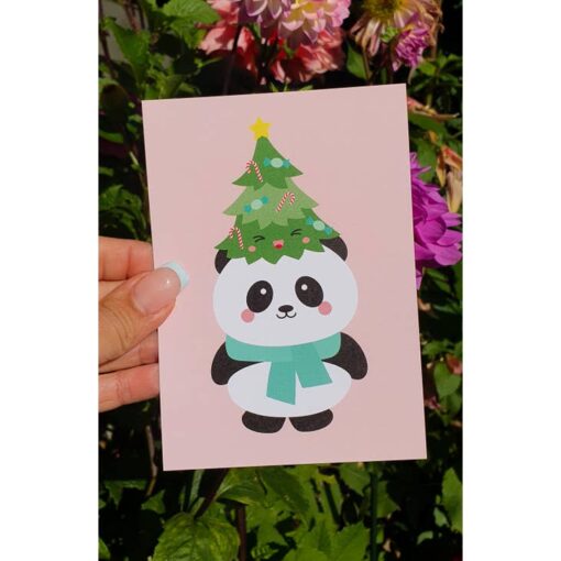 Carte de Noël Panda Studio Inktvis