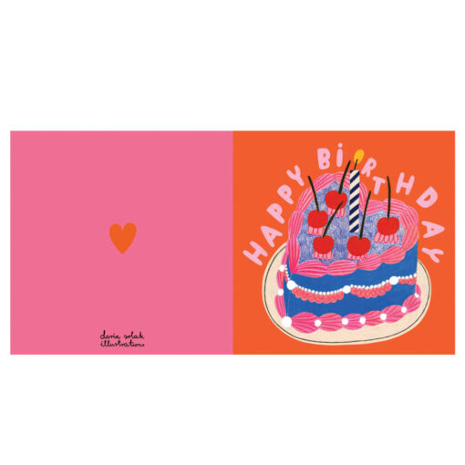 Carte Birthday Cake Daria Solak