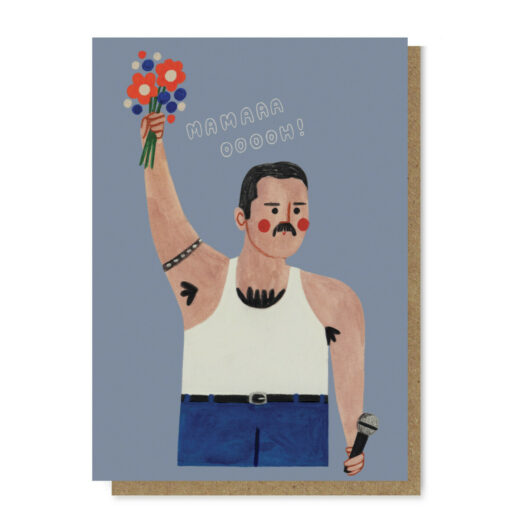 Carte Queen Freddie Mercury Daria Solak