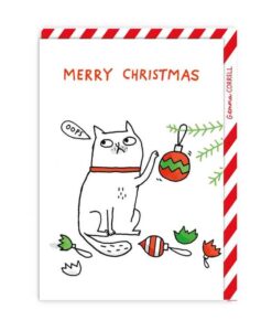 Carte Oops Cat Joyeux Noël Ohh Deer!