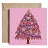 Carte Pink Christmas Tree Daria Solak