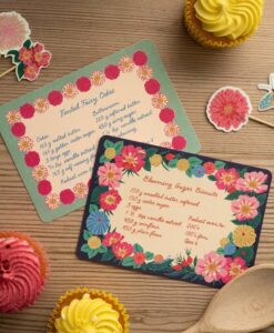 Coffret de papeterie “A floral Bake” Papergang