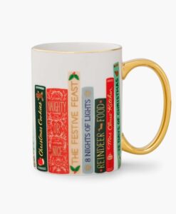 Mug Festive Book Club Rifle Paper