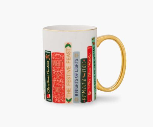 Mug Festive Book Club Rifle Paper