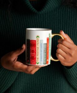 Mug Festive Book Club Rifle Paper