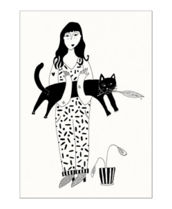 Carte Black cat Helen B