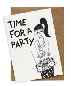 Carte Time for a party Helen B