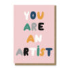 Carte You are an artist Daria Solak