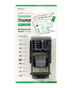 Tampon rotatif pré-encré Paintable Stamp 10 Motifs parlants Midori
