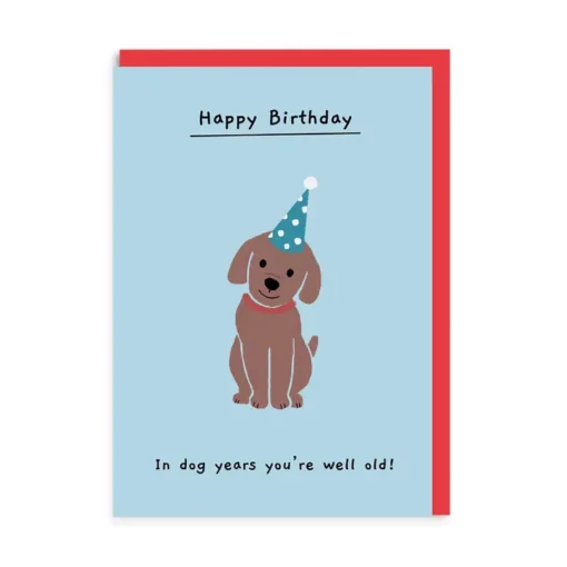 Carte anniversaire In Dog Years