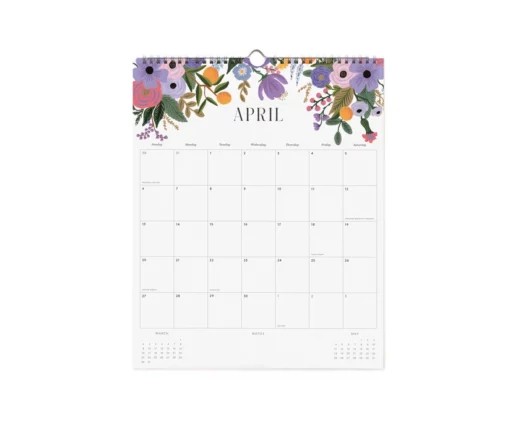 Calendrier 2025 Rifle Paper Roses