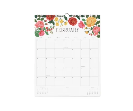 Calendrier 2025 Rifle Paper Roses