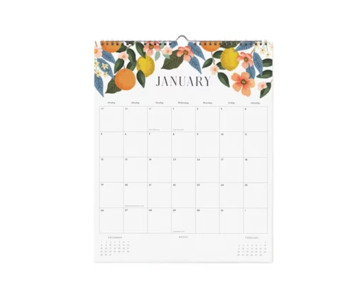 Calendrier 2025 Rifle Paper Roses