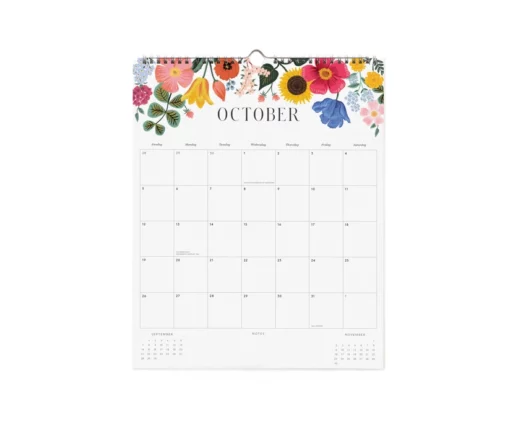 Calendrier 2025 Rifle Paper Roses